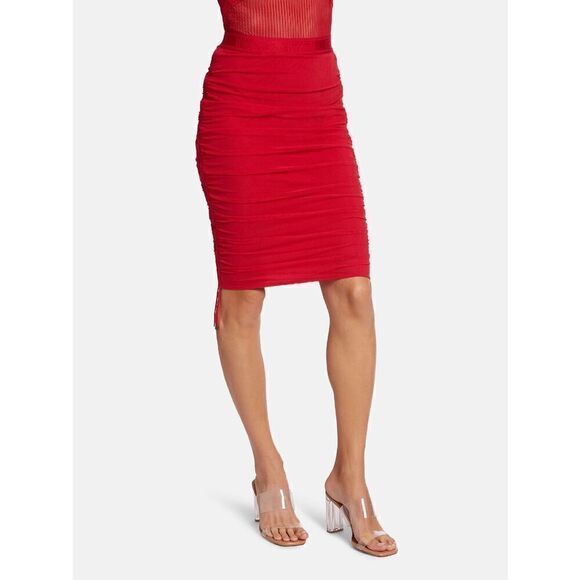 NWT Wolford Juno gathered pencil skirt 52794 L.